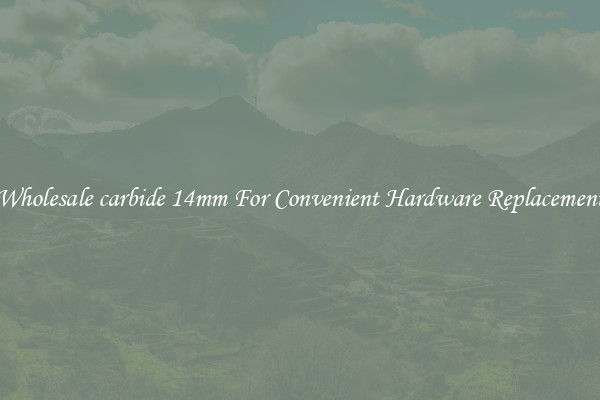 Wholesale carbide 14mm For Convenient Hardware Replacement