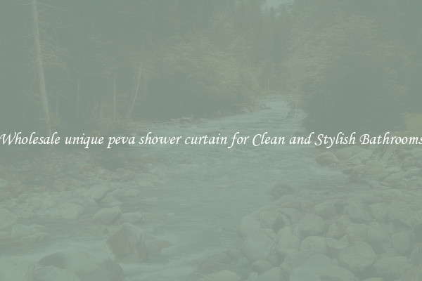 Wholesale unique peva shower curtain for Clean and Stylish Bathrooms