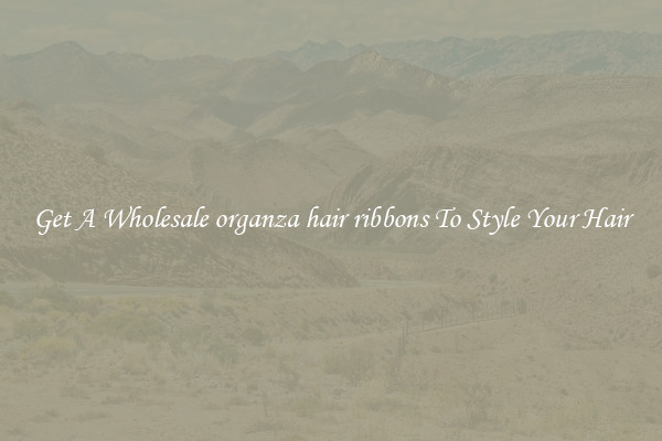 Get A Wholesale organza hair ribbons To Style Your Hair