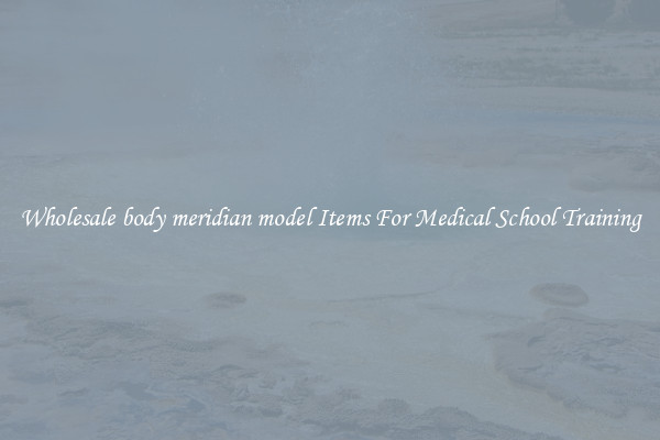 Wholesale body meridian model Items For Medical School Training