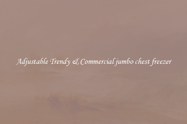 Adjustable Trendy & Commercial jumbo chest freezer