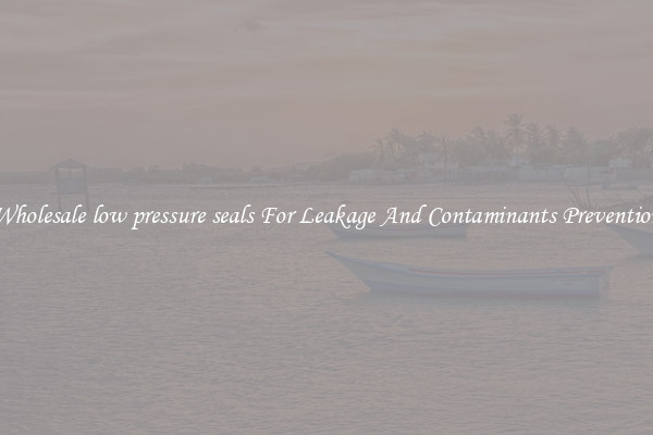 Wholesale low pressure seals For Leakage And Contaminants Prevention