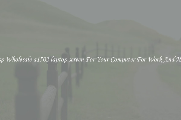 Crisp Wholesale a1502 laptop screen For Your Computer For Work And Home