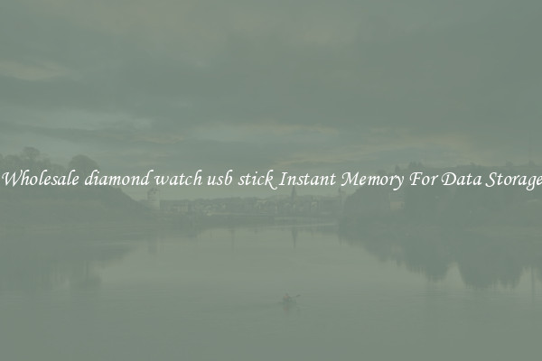 Wholesale diamond watch usb stick Instant Memory For Data Storage