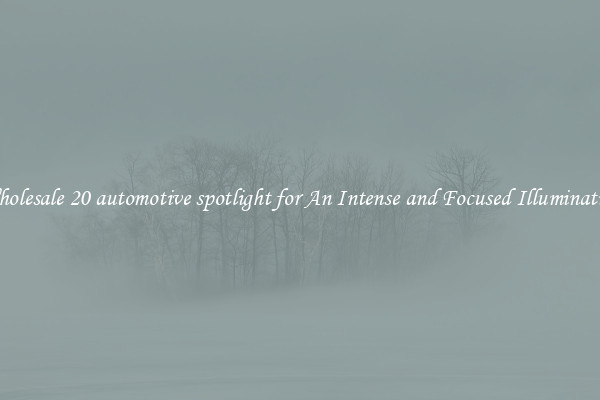 Wholesale 20 automotive spotlight for An Intense and Focused Illumination