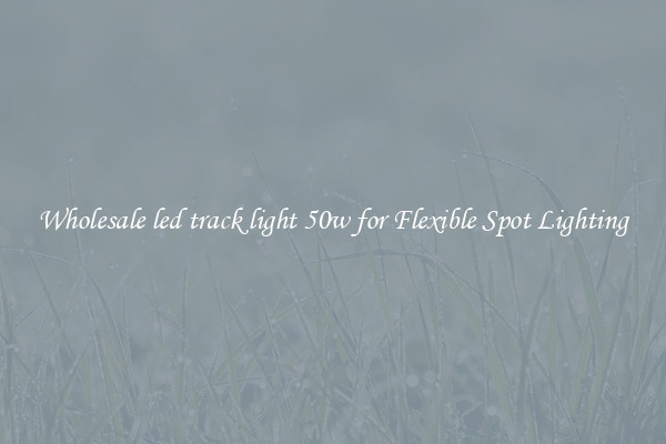 Wholesale led track light 50w for Flexible Spot Lighting